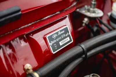 22万ドル(邦貨換算約3240万円)で落札されたアルファ ロメオ「ジュリア スプリントGTA」(C)Courtesy of RM Sotheby's