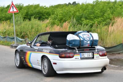 ロードスターでのキャンパースタイルもさまざまで楽しそう