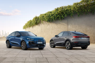 アウディQ6 e-tron edition one:限定モデルのedition oneはマグネットグレーとアスカリブルーメタリックの2モデルをラインアップ