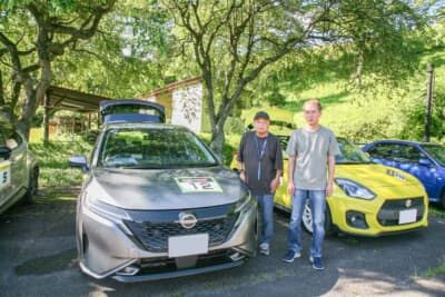 日産オーラで参戦していた田中茂/湊良弘組