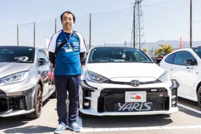 オーナーの“ひづき”さんとトヨタ GRヤリス