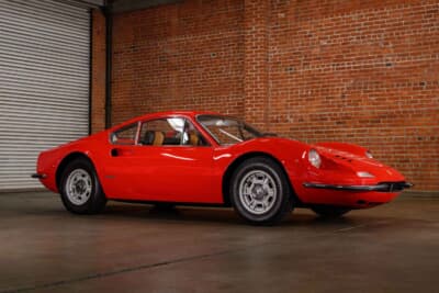 64万8500ドル（邦貨換算約9540万円）で落札されたフェラーリ「ディーノ206GT」（C）Courtesy of RM Sotheby's