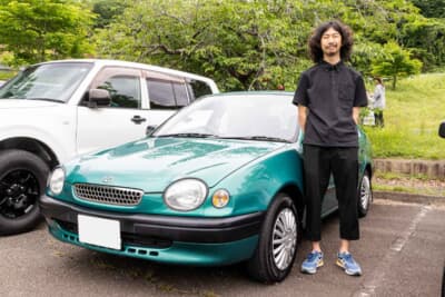 1998年式トヨタ カローラ1300GSとオーナーの“TUNAさん” 
