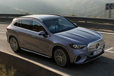 メルセデス・ベンツGLC：リアモーターは2段トランスミッション装備で発進時と高速走行時でギヤ比を切り替える