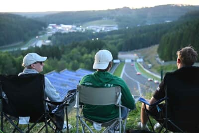 スパ・フランコルシャンサーキットで一番標高の高い場所です