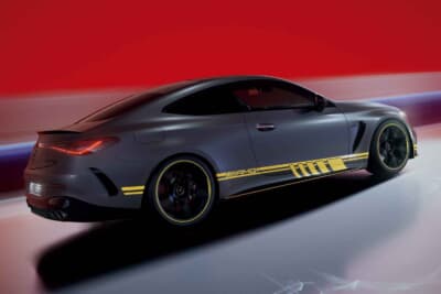 メルセデスAMG CLE53 マヌファクトゥーアエディション：前後フリックやリアディフューザーパネルを装着