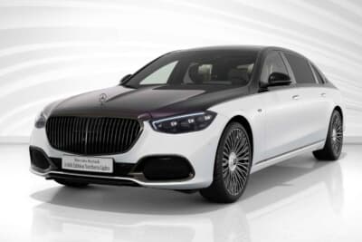 メルセデス・マイバッハ S680エディション・ノーザンライツ：鍛造21インチマイバッハアルミホイールを履く