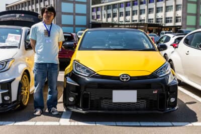 オーナーの“ヤマ”さんとトヨタ GRヤリス