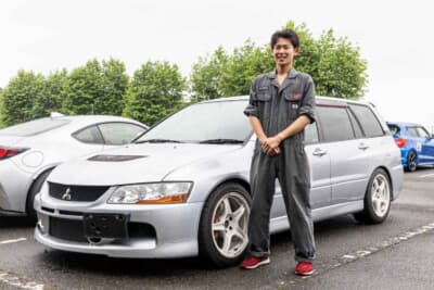 オーナーの“もねじんさん”と、2006年式三菱ランサーエボリューション ワゴンGT