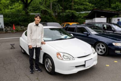 2006年式ホンダ インサイトとオーナーの“たけのこさん” 