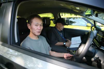 日産オーラで参戦していた田中茂/湊良弘組