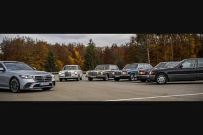 歴代SクラスとW111/W112、W108/W109