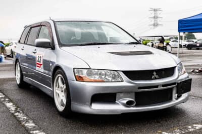 三菱ランサーエボリューション ワゴンGT:フロントマスクなどはランエボIXと同様となる