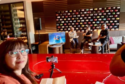 マクラーレンのトークショーにも参加