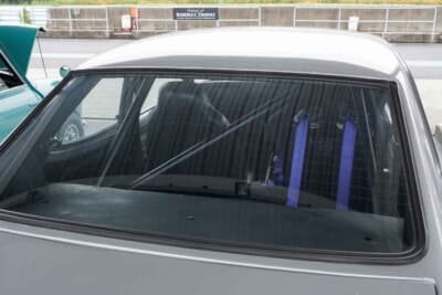 トヨタ スプリンター トレノ:ノーマル状態、もしくは当時ものを好むというオーナー。安全性を考慮し、ロールケージは組み込んだ