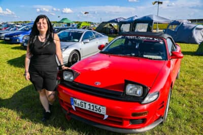 女性オーナーの5代目セリカ・コンバチーブル。EマーフィーのCMが懐かしいですね