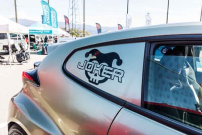 トヨタ GRヤリス：光の当たり方によってボディの凹凸が目立つ結果となっている