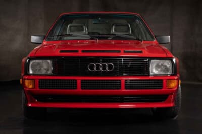 64万3000ドル(邦貨換算約9464万円)で落札されたアウディ「スポーツクワトロ」(C)Courtesy of RM Sotheby's