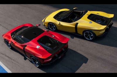 フェラーリ849テスタロッサ：フロントは過去のフェラーリレガシーを思わせ、リアは512Sをインスピレーション