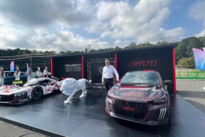プジョーの電気自動車「e-208 GTi」が日本で初めてお披露目
