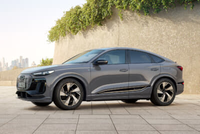 アウディQ6 e-tron Sportback:長いホイールベースと短いオーバーハングで印象的なプロポーション