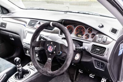 三菱ランサーエボリューション ワゴンGT:ステアリングはGT2iに変更されている