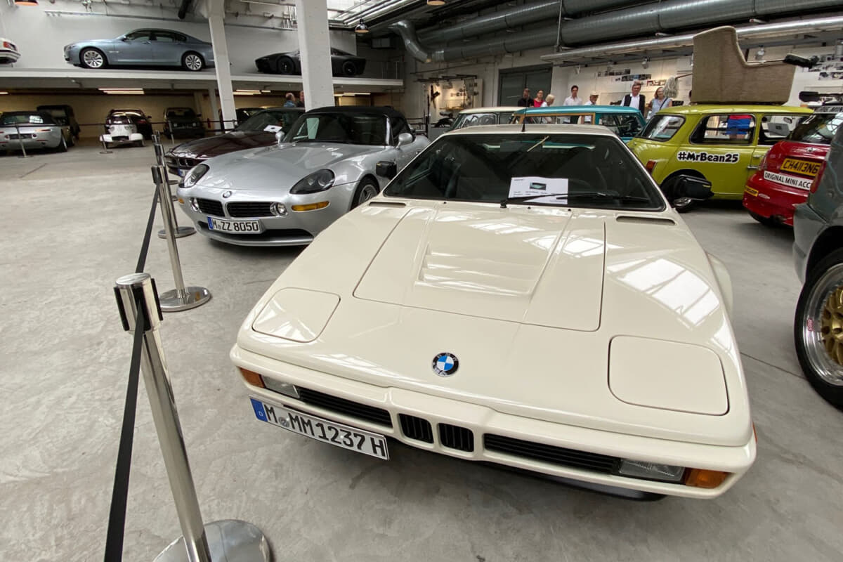 M1やZ8といった希少なスペシャルモデルが並んで見られるのはBMWクラシックならでは