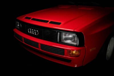 64万3000ドル(邦貨換算約9464万円)で落札されたアウディ「スポーツクワトロ」(C)Courtesy of RM Sotheby's