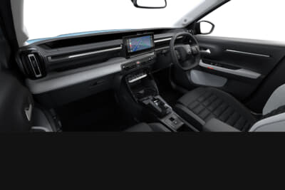 シトロエンC3ハイブリッド:高い室内高とシート形状の工夫で広々スペースを確保