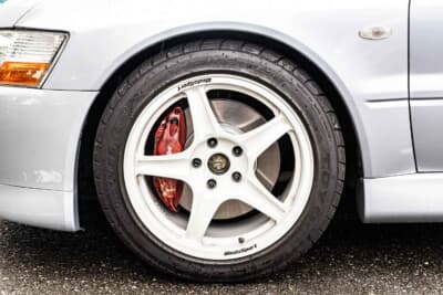 三菱ランサーエボリューション ワゴンGT:ホイールは、ウェッズスポーツRS-5である