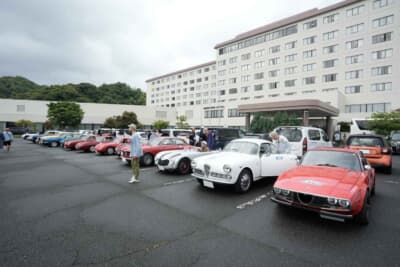 「コッパディ京都 2025」初日の宿泊地へと到着したエントラント