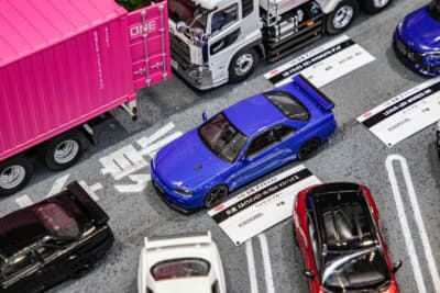 1/43スケール 京商 ダイキャスト 日産 R34型スカイライン GT-R VスペックII（ニスモホイール装着）