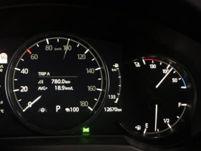 マツダCX-5XD ドライブエディション：東京から関越自動車〜北陸道経由での大阪までの往路の燃費は18.9km/L