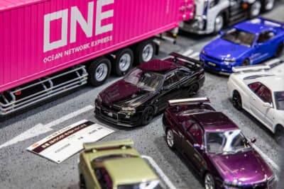 1/43スケール 京商 ダイキャスト 日産 R34型スカイライン GT-R VスペックII（ニスモホイール装着）