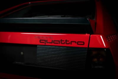 64万3000ドル(邦貨換算約9464万円)で落札されたアウディ「スポーツクワトロ」(C)Courtesy of RM Sotheby's