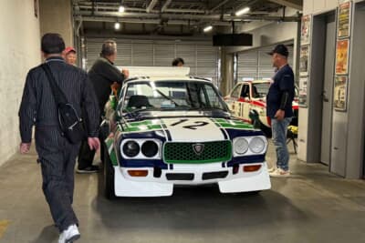 寺田陽次郎さんが乗ったサバンナRX-3を再現したモデル