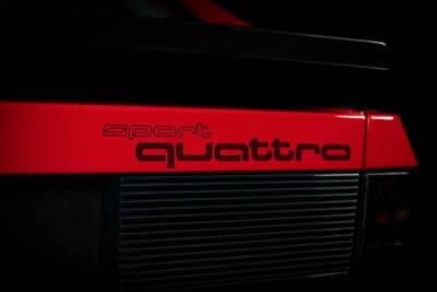 64万3000ドル(邦貨換算約9464万円)で落札されたアウディ「スポーツクワトロ」(C)Courtesy of RM Sotheby's