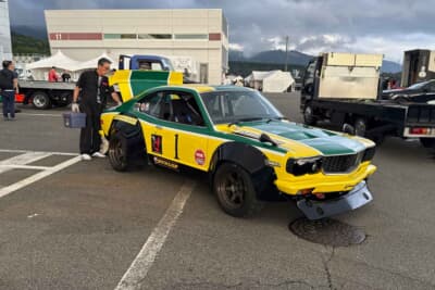  片山義美さんが乗ったサバンナRX-3のワークス仕様車もあったわ！