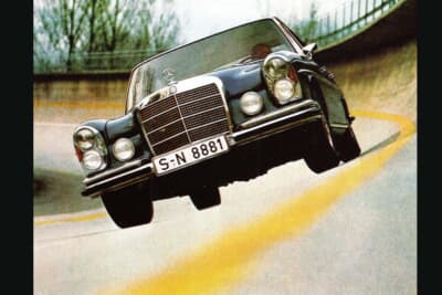 1968年、W109型300SELに6.3LのV8を搭載した300SEL 6.3(エアサス付き)を発表