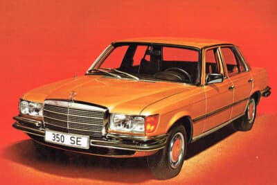 1972-1980年のW116型から正式に「Sクラス」と呼ぶようになった
