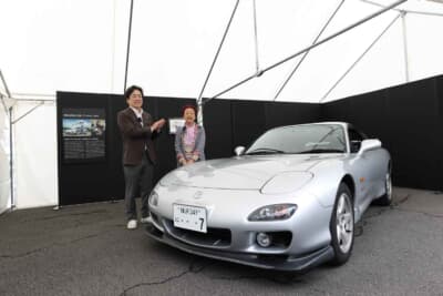 広報車になったRX-7元オーナーと毛籠社長