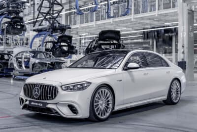 メルセデスAMGはハイパーフォーマンスのエキサイティングなサブブランド。写真はW223型S63 AMG Eパフォーマンス