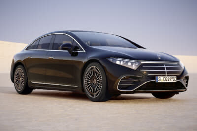 メルセデスEQSの2024年モデル。EQSは2021年に発表。現在はEQの名前は消え、Sクラスと呼ぶ