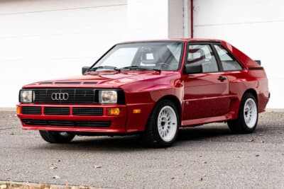 64万3000ドル(邦貨換算約9464万円)で落札されたアウディ「スポーツクワトロ」(C)Courtesy of RM Sotheby's