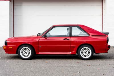 64万3000ドル(邦貨換算約9464万円)で落札されたアウディ「スポーツクワトロ」(C)Courtesy of RM Sotheby's