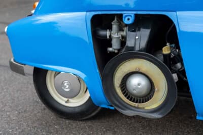 2万1280ドル(邦貨換算約314万円)で落札されたBMW「イセッタ300」C)Bonhams