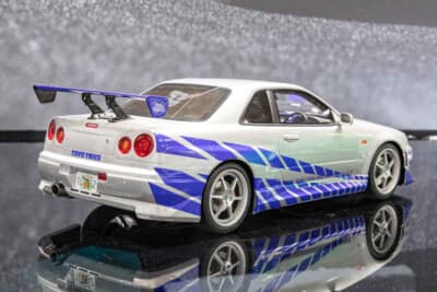 1/12スケール 京商レジン 日産R34型スカイラインGT-R Fast and Furious