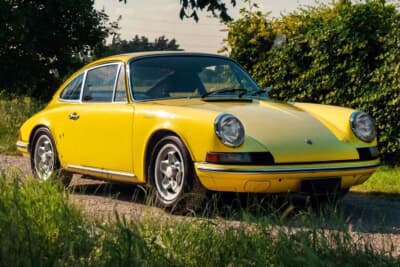 9万7440ドル（邦貨換算約1440万円）で落札されたポルシェ「911T 2.4」（C）Bonhams