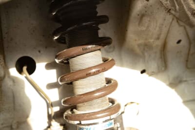 スズキ アルト:スプリングのみロードスターでも愛用しているHALに交換。日本製でクオリティの高さも魅力