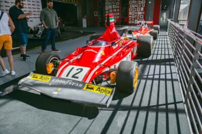 フェラーリ312B3も展示されています